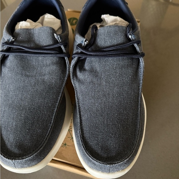 OrthoComfoot Mens Orthopedic Arch Support Walking Slip On Loafers, Navy, 10, NWT